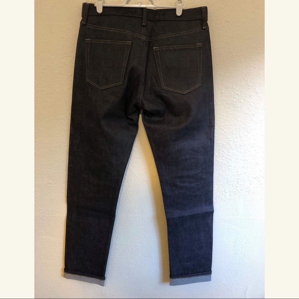 Mens Uniqlo Slim fit stretch selvedge denim